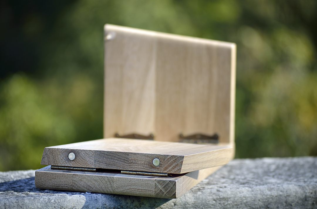 Banc de méditation en bois de hêtre “Endo-Statio”
